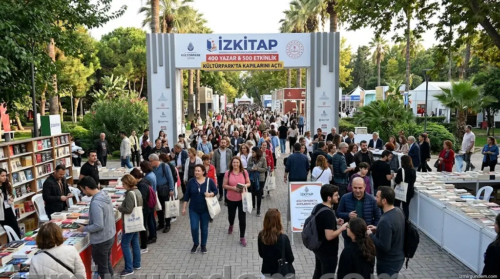 İZKİTAP Kültürpark'ta Kapılarını Açtı: 400 Yazar ve 500 Etkinlik...