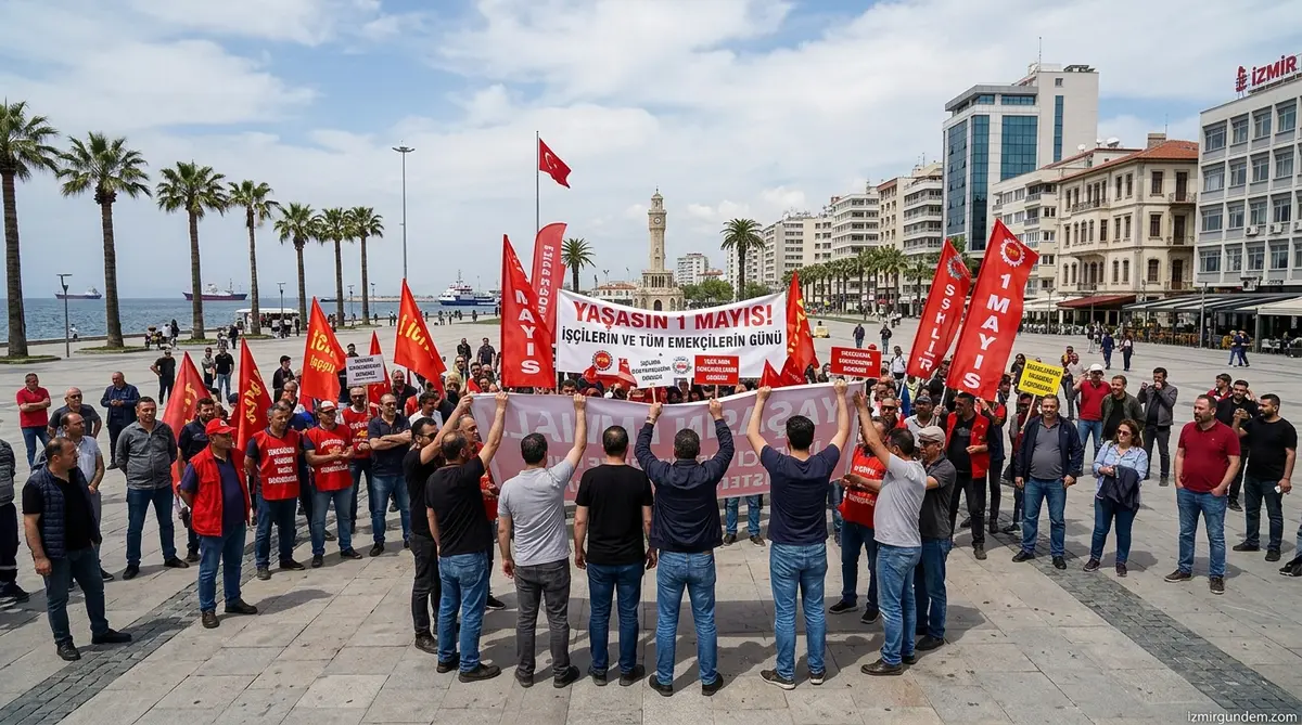 İzmir 1 Mayıs Programı ve Kortej Güzergahları Belli...