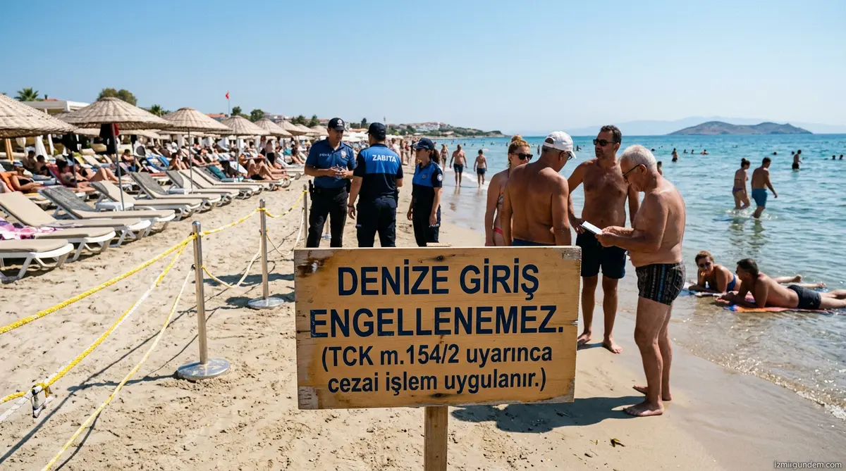 İzmir Altınkum Plajı Kararı: Denize Girişi Engelleyene Hapis