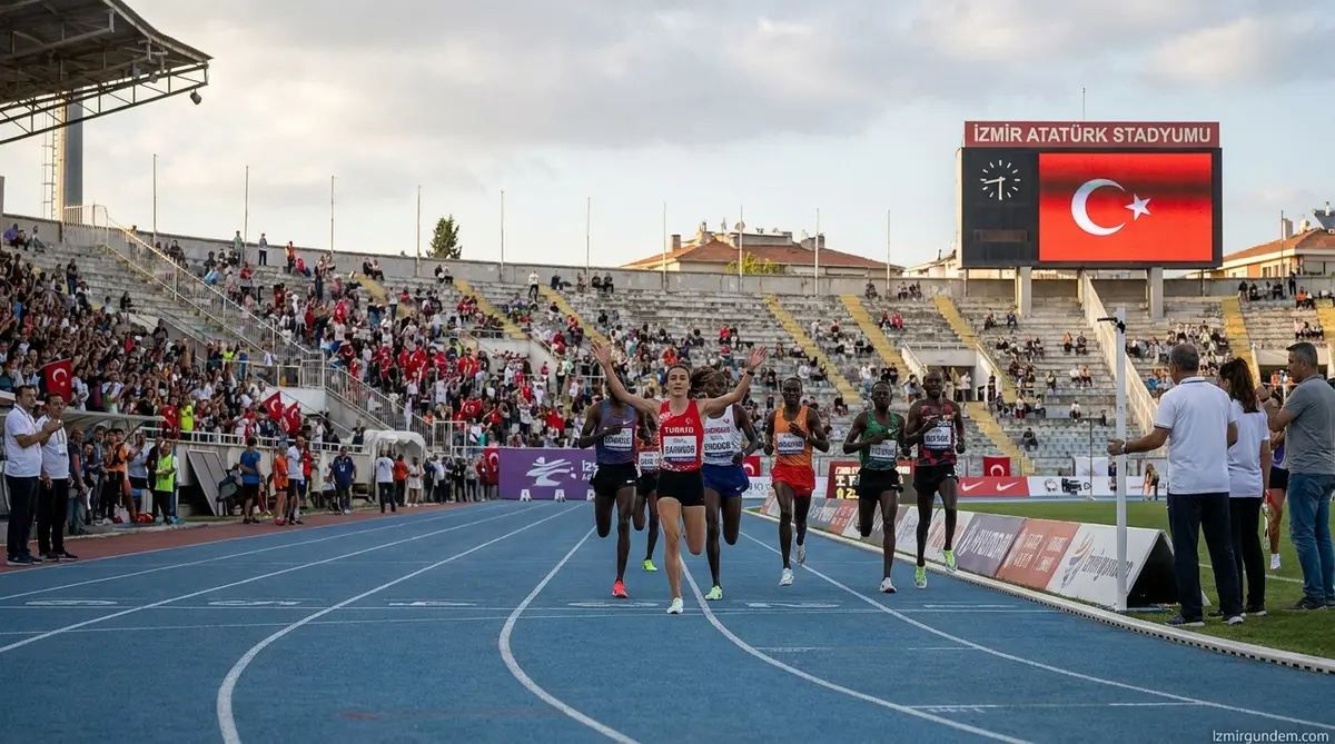 İzmir Atatürk Stadyumu'nda Atletizm Şöleni: Şampiyonlar Belli Oldu
