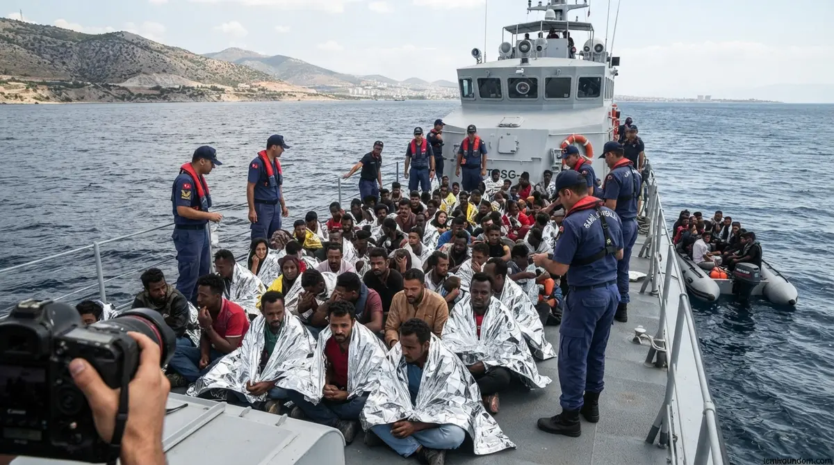 İzmir Açıklarında Göçmen Operasyonu: 141 Kişi Yakalandı