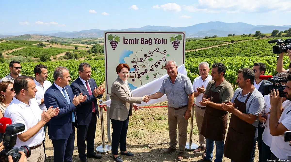 İzmir Bağ Yolu Tanıtıldı: 17 İşletme Aynı Rotada