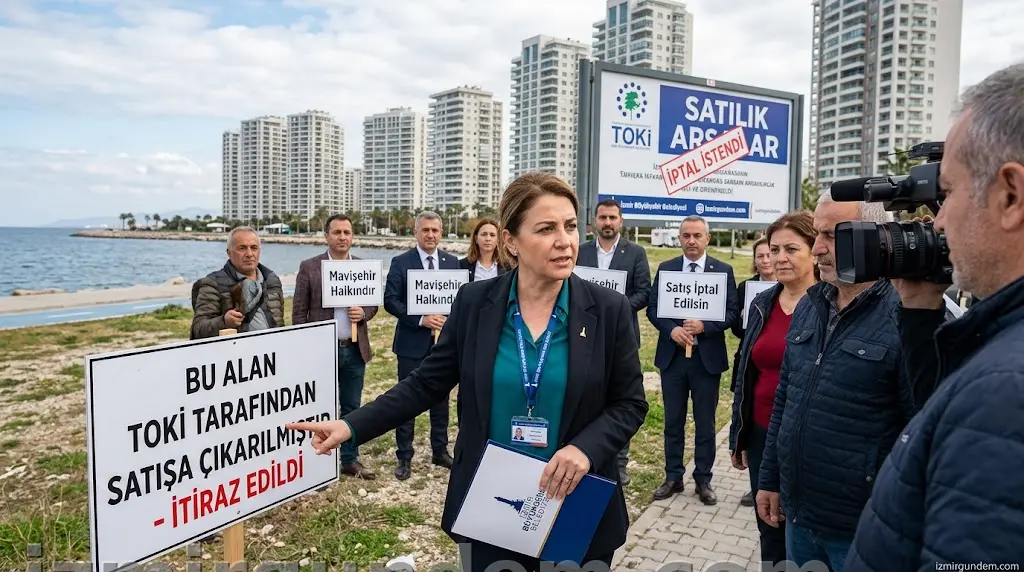 İzmir Büyükşehir’den TOKİ’nin Mavişehir Satışına İtiraz: İptal İstendi