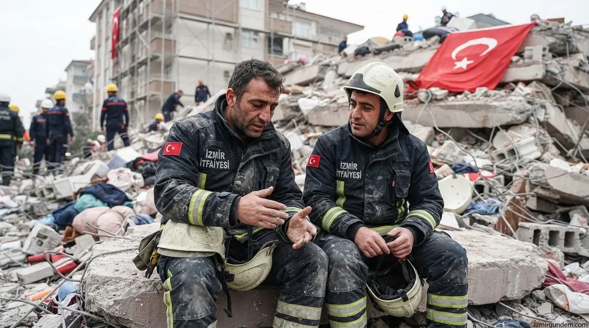 İzmir Depreminin İtfaiyecileri Enkazdaki Mücadeleyi Anlattı