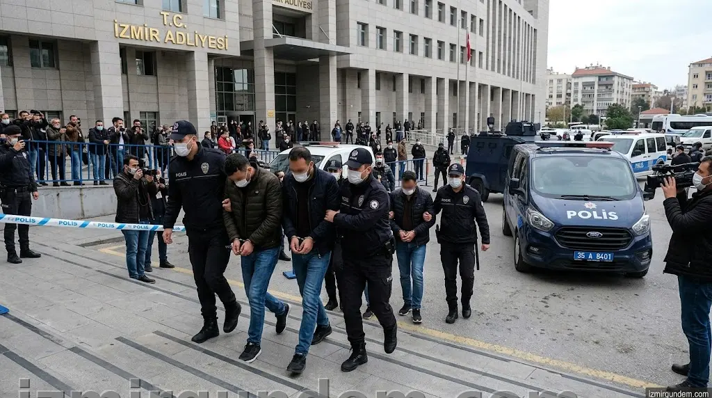 İzmir Egeşehir Operasyonu: 4 İsim Adliyeye Sevk Edildi