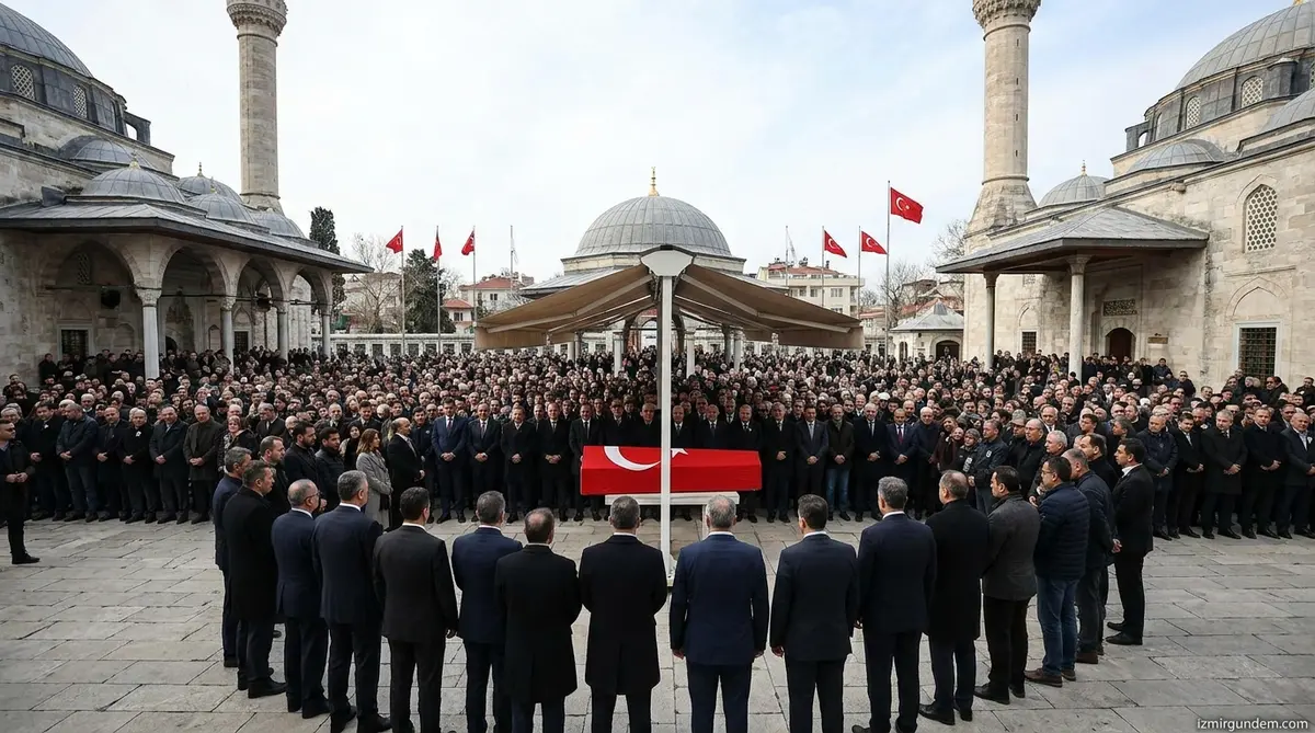 İzmir Eski Başkanı Burhan Özfatura Son Yolculuğuna Uğurlandı