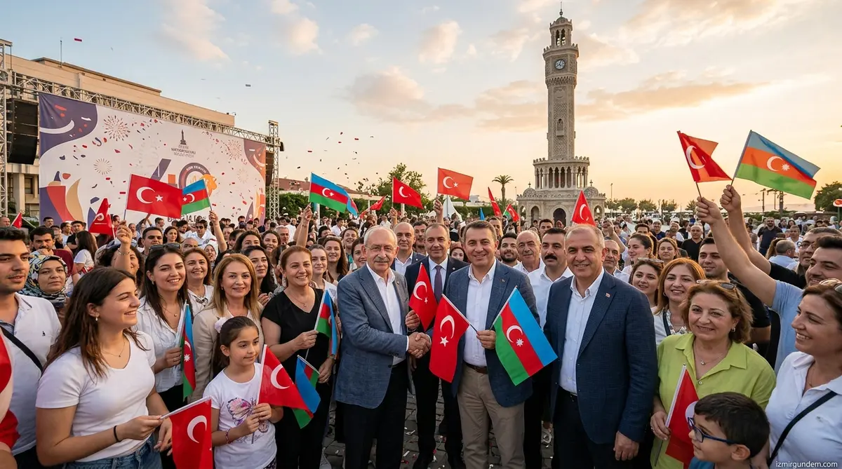 İzmir ile Bakü Arasında 40 Yıllık Kardeşlik Coşkusu