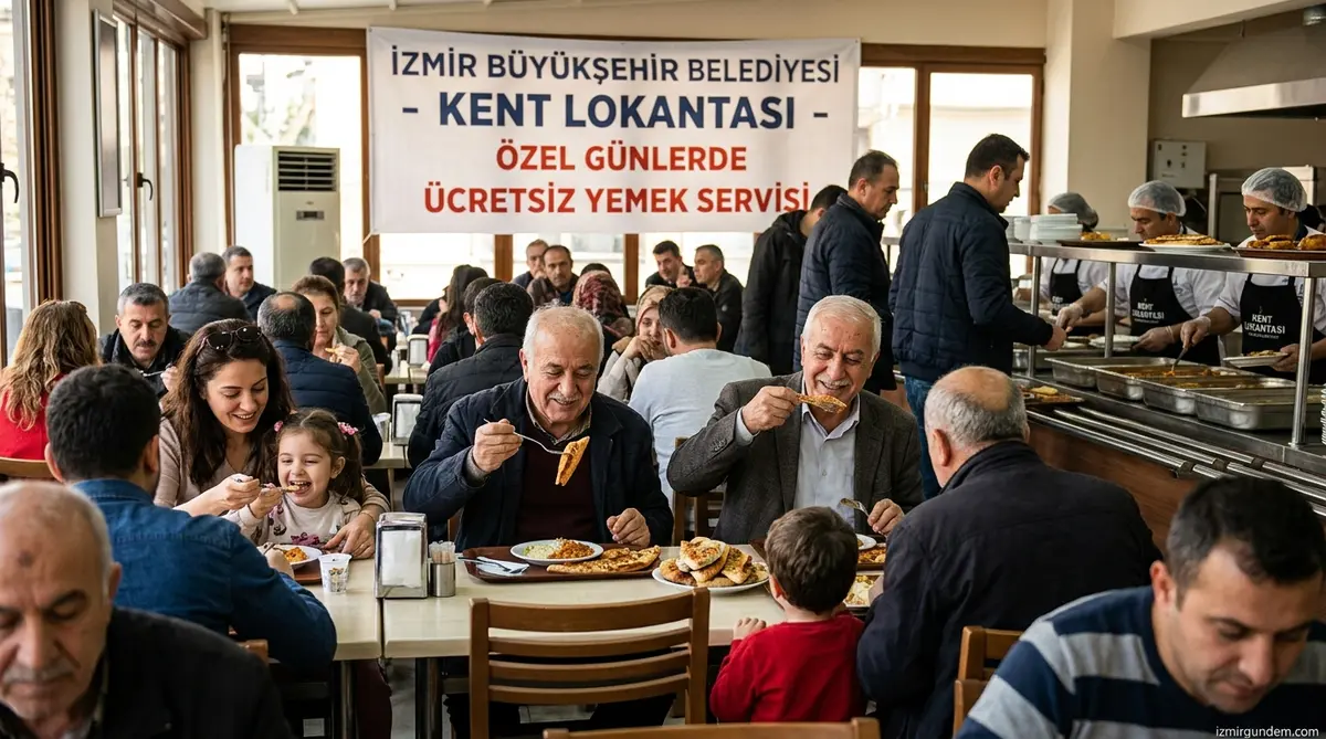 İzmir Kent Lokantaları Özel Günlerde Ücretsiz Oluyor
