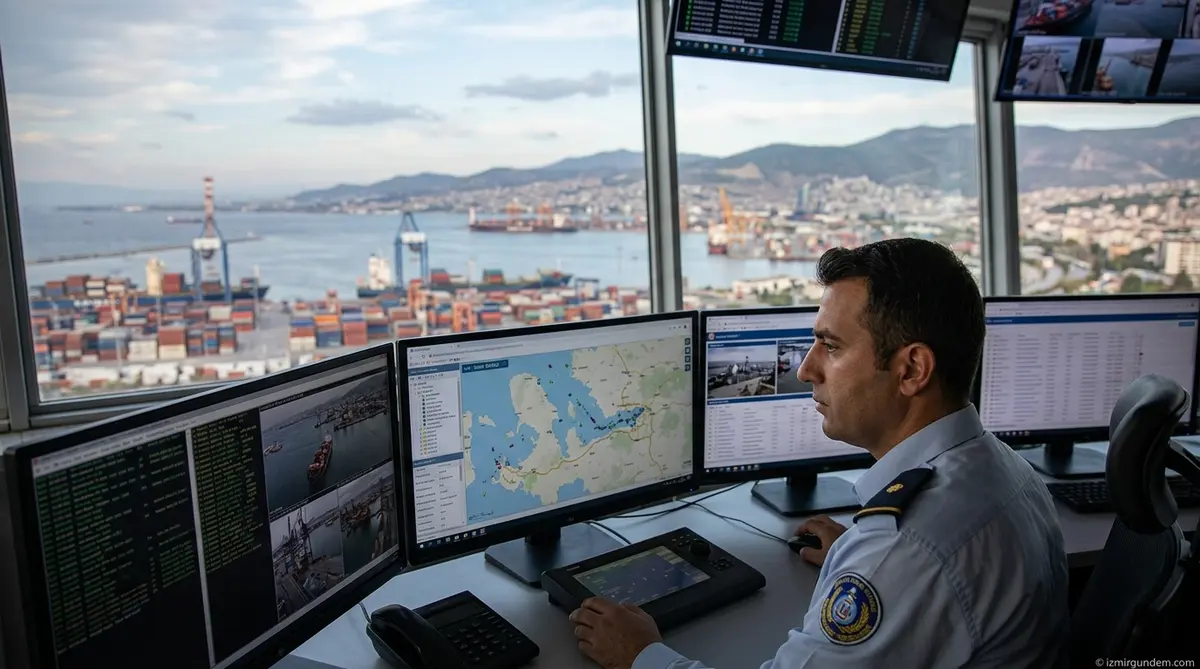 İzmir Körfezi Takip Sisteminde 'Liman Kapatma'...