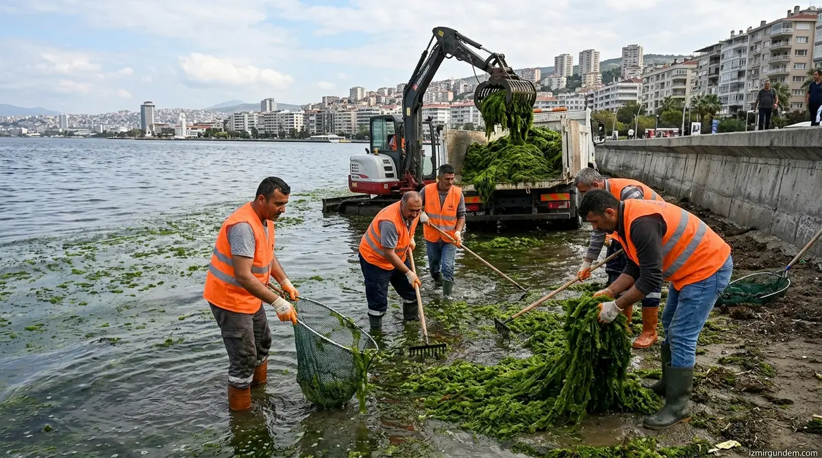 İzmir Körfezi'nde Deniz Marulu Operasyonu Başladı