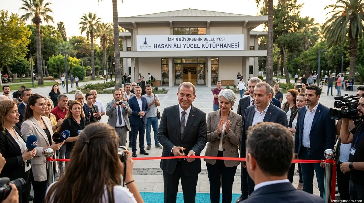 İzmir Kültürpark'ta Hasan Âli Yücel Kütüphanesi Açılıyor