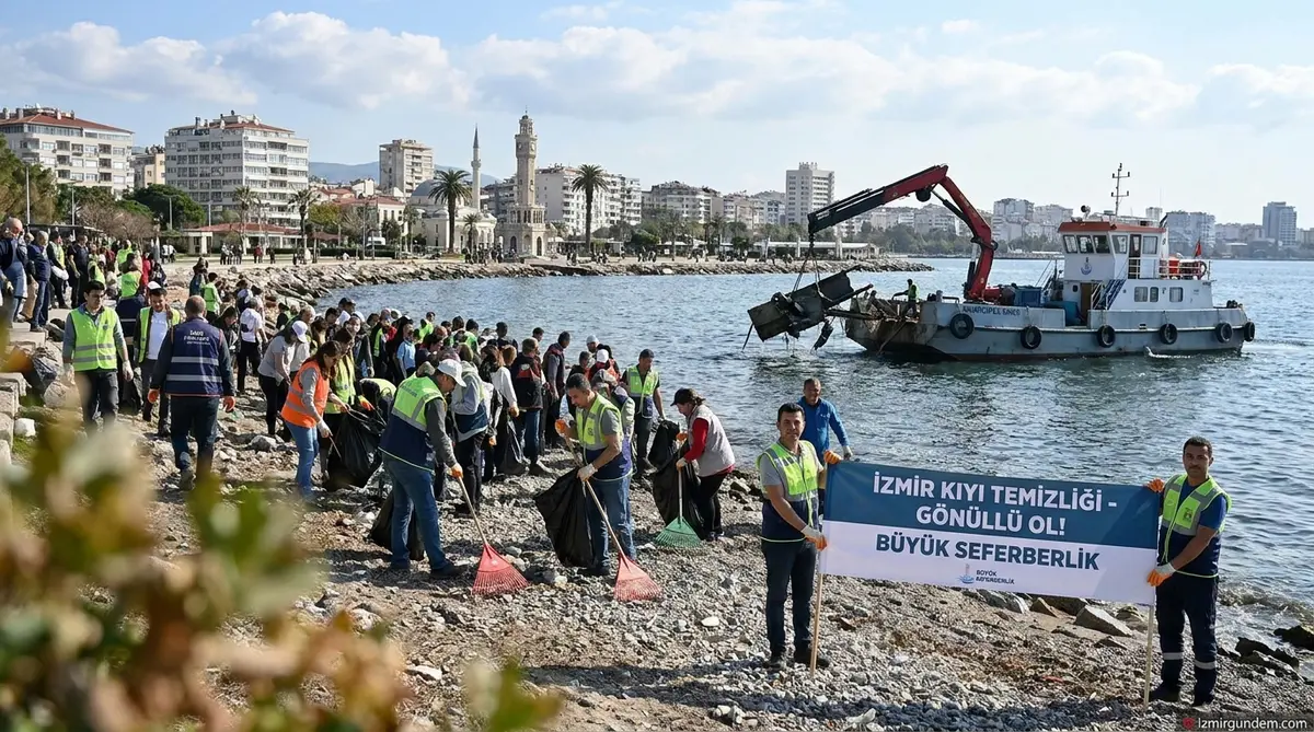 İzmir Kıyılarında Dev Temizlik Seferberliği Başlıyor