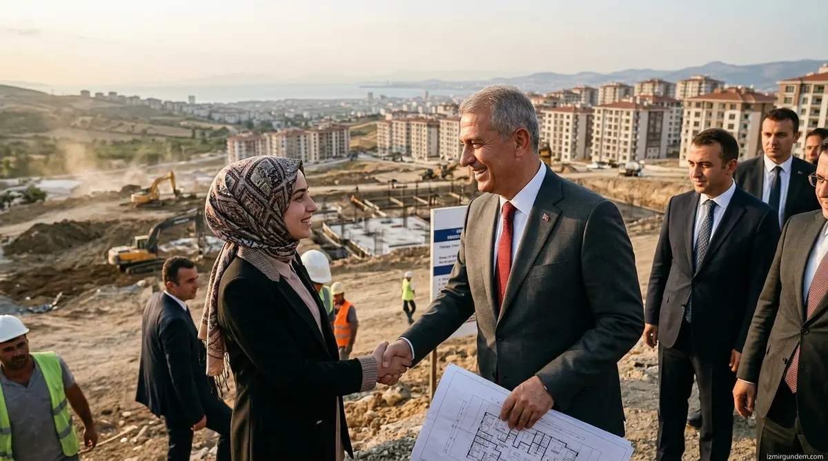 İzmir Menemen'de 3 Bin 100 Konut İçin Dev Adım: Peşinat Yüzde 10'a Düştü