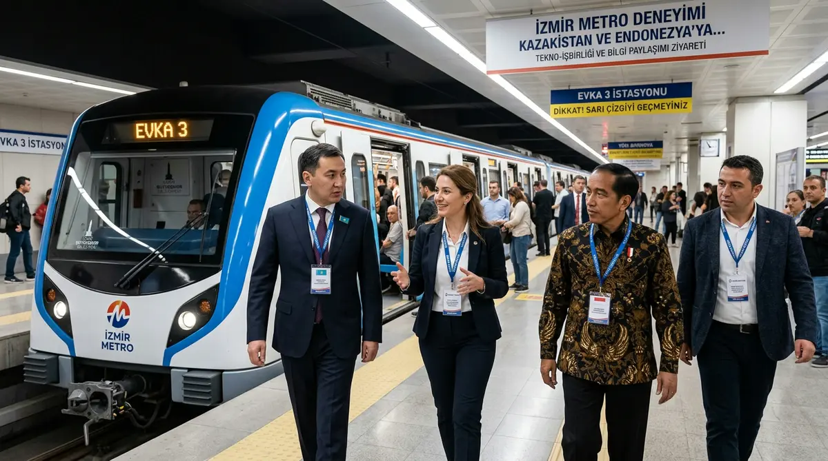 İzmir Metro Deneyimi Kazakistan ve Endonezya'ya...