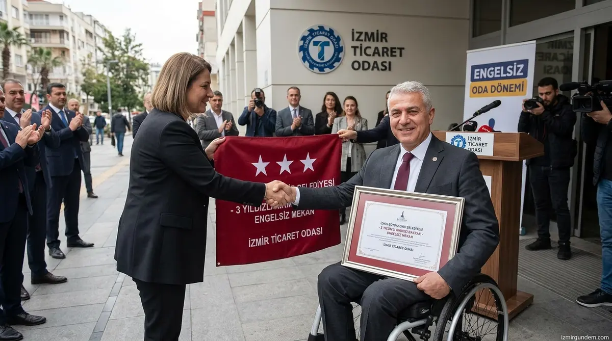 İzmir Ticaret Odası'na 3 Yıldızlı Kırmızı Bayrak: Engelsiz Oda Dönemi