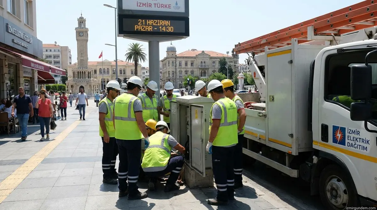 İzmir ve Ege'de 21 Haziran Pazar Elektrik Kesintisi