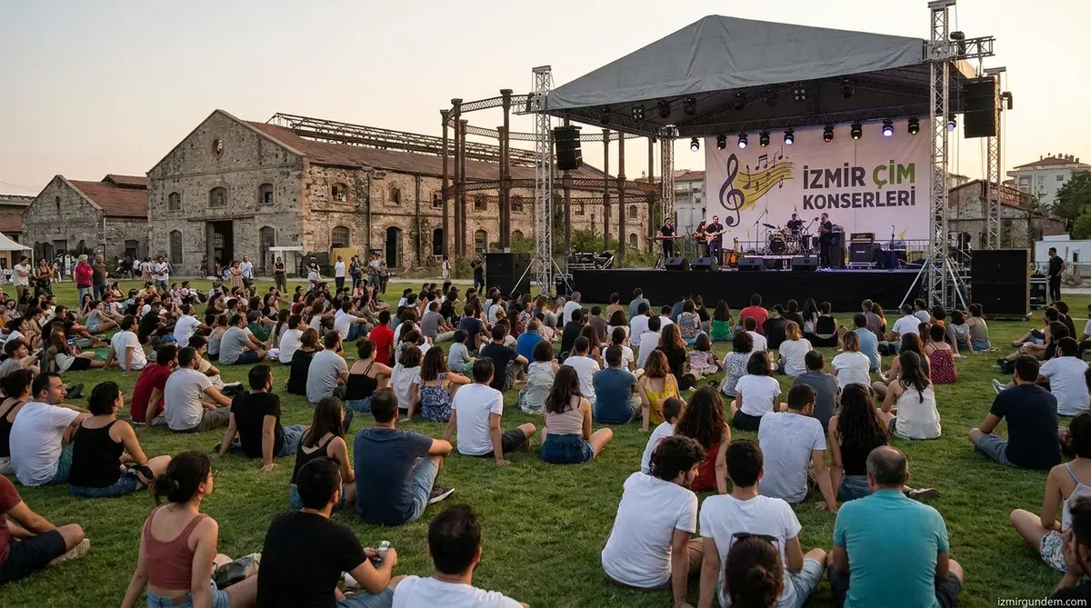 İzmir Çim Konserleri Tarihi Havagazı'nda Başlıyor