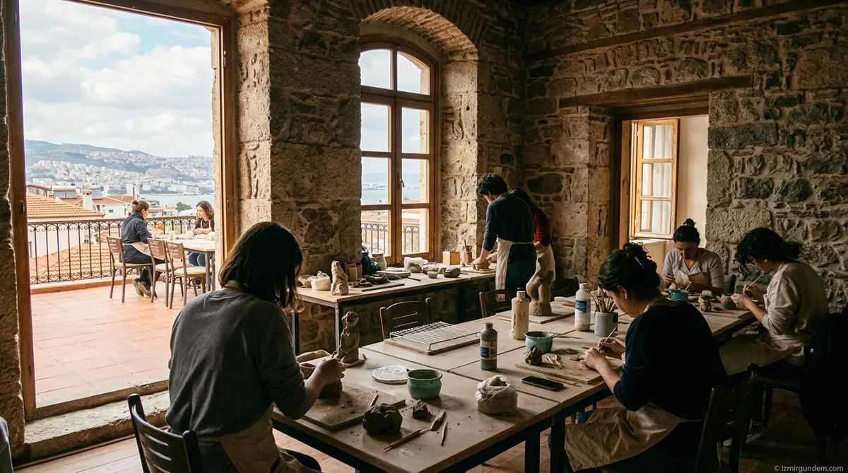 İzmir Şato'da Seramik Sanatı Kent Belleğiyle Buluştu