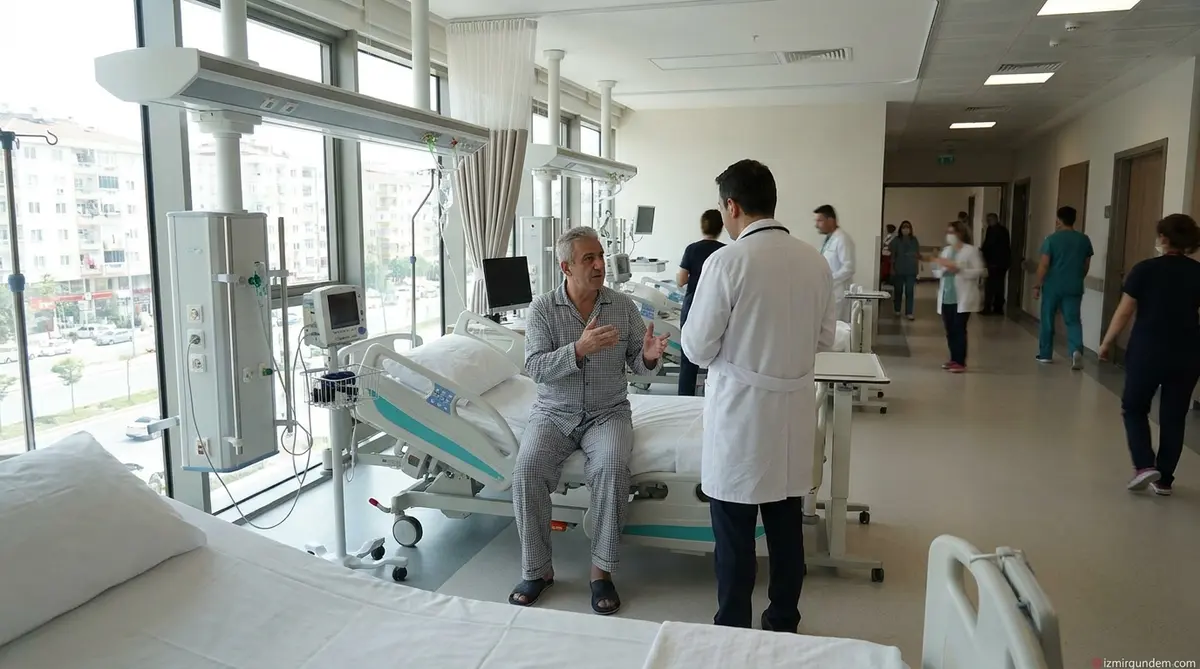 İzmir Şehir Hastanesi'nde 250. Nakil Şeref Çapkın'a...