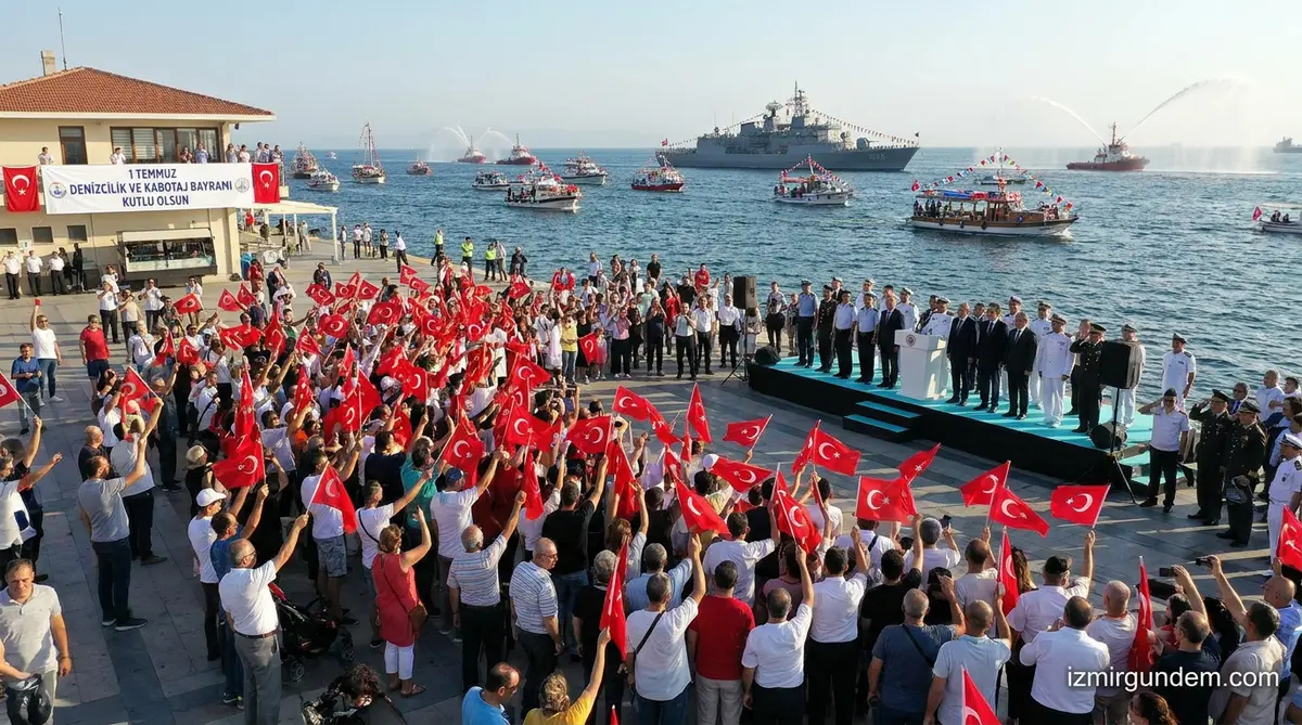 İzmir'de 1 Temmuz Denizcilik ve Kabotaj Bayramı Coşkusu