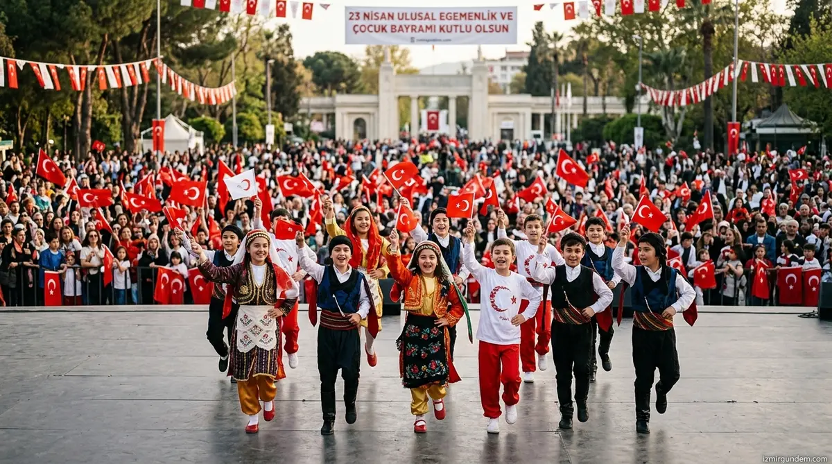 İzmir'de 23 Nisan Coşkusu 12 İlçeyi Sarıyor: Kültürpark'ta Dev Final