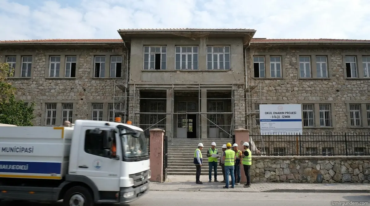 İzmir'de 3 İlçe İçin Okul Onarım İhaleleri Başlıyor