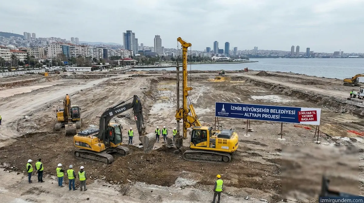 İzmir'de 3 Milyar Liralık Dev Altyapı Hamlesi Başladı