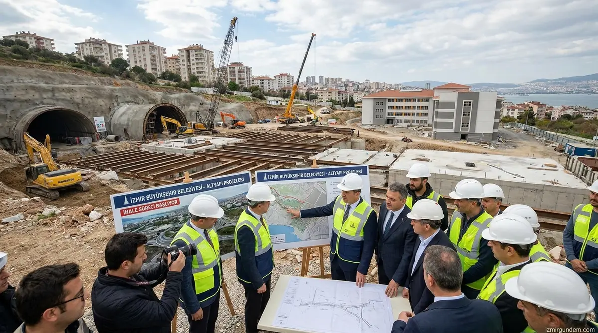 İzmir'de 5 Dev Yatırım: Okul, Tünel ve Altyapı İhaleleri Başlıyor