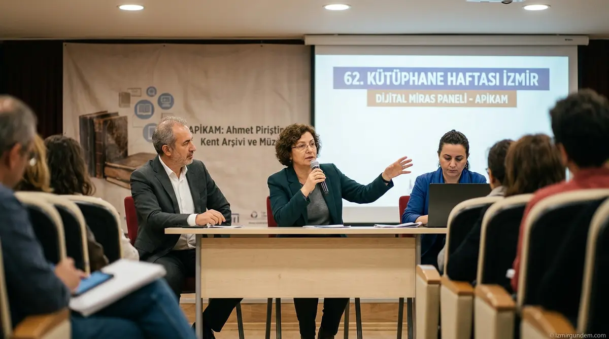 İzmir'de 62. Kütüphane Haftası Başladı: APİKAM'da Dijital Miras Paneli