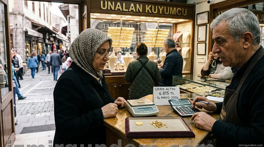 İzmir'de Altın Fiyatları Rekor Kırdı: Gram 6.815...