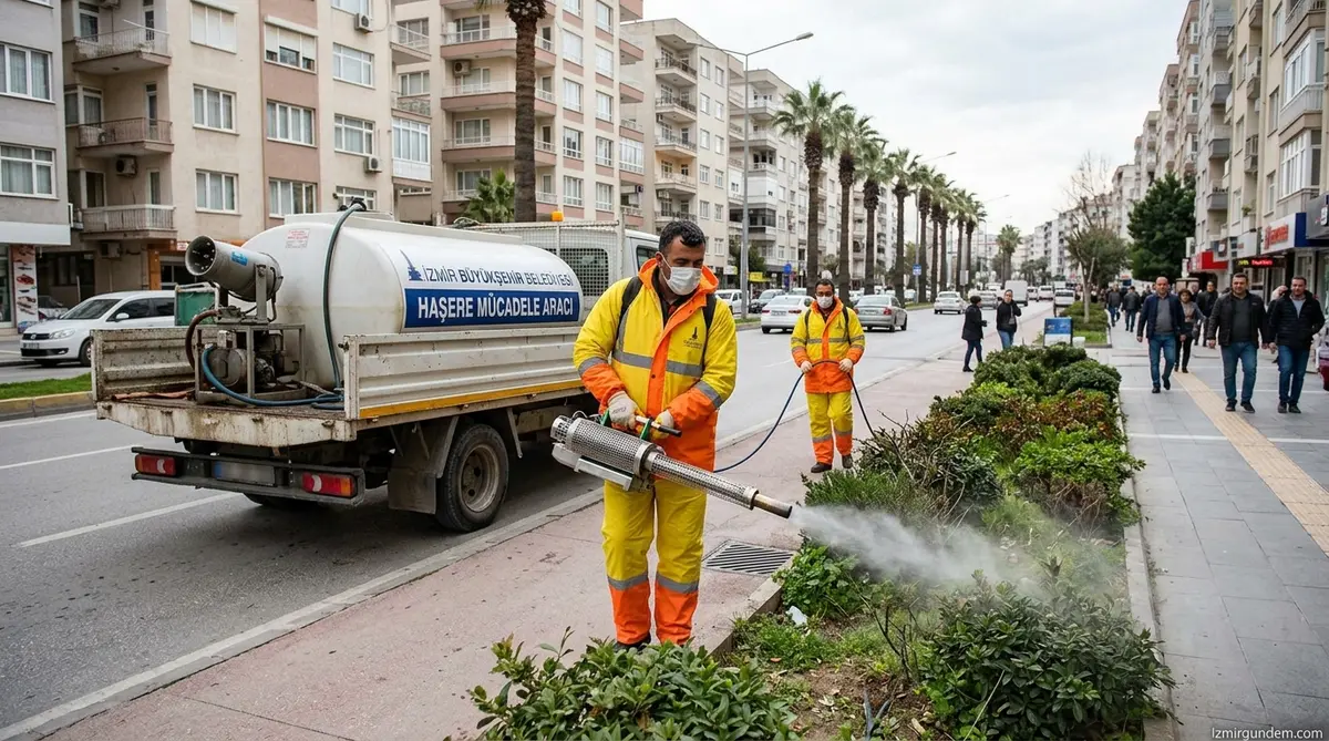 İzmir'de Bayram Öncesi 300 Bin Noktada İlaçlama...