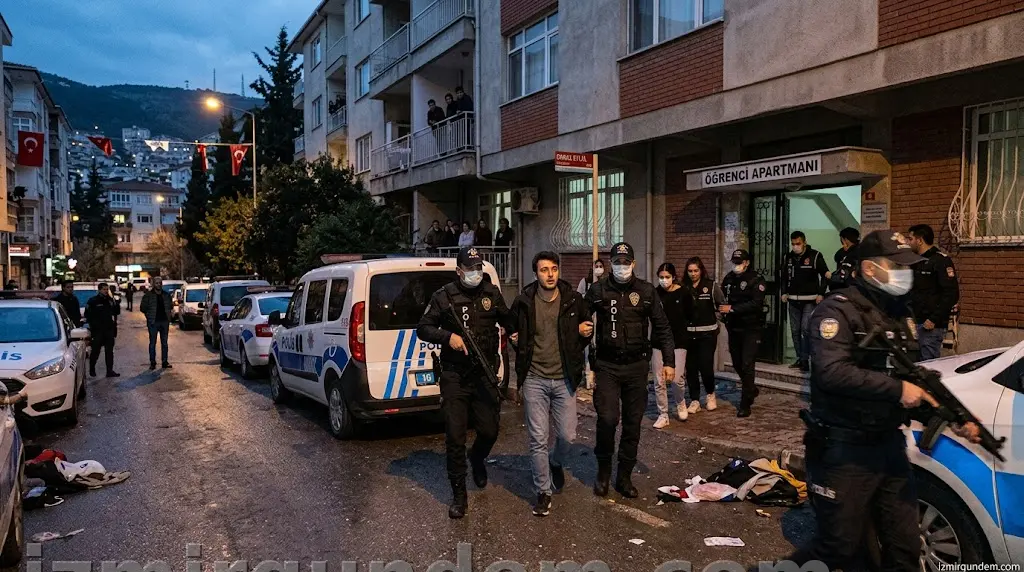 İzmir'de Dokuz Eylül Öğrencilerine Şafak Operasyonu