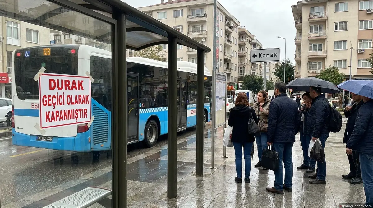 İzmir'de ESHOT Güzergahları Değişiyor: 4 İlçede Duraklar Kapandı