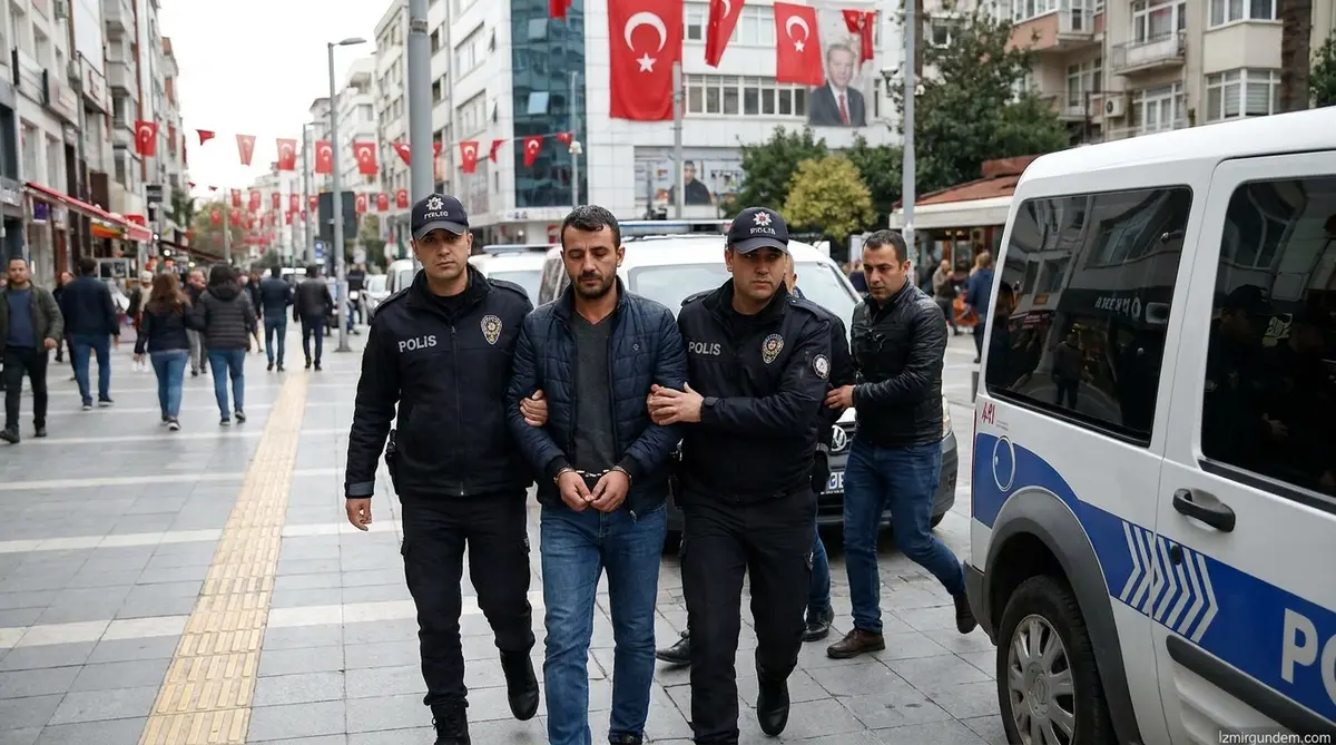 İzmir'de Firari Operasyonu: 3 Kişiye Toplam 77 Yıl Hapis