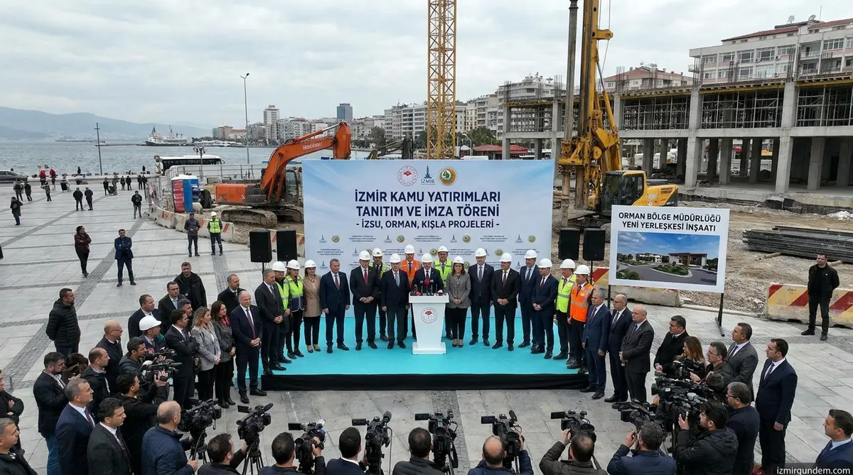 İzmir'de Kamu Yatırımı Atağı: İZSU, Orman ve Kışla İhaleleri Başlıyor