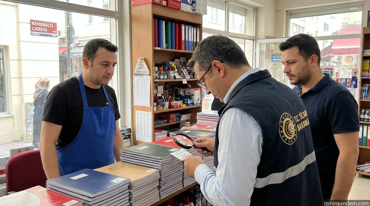 İzmir’de Kırtasiyelere Fahiş Fiyat Denetimi: Etiketler Mercek Altında