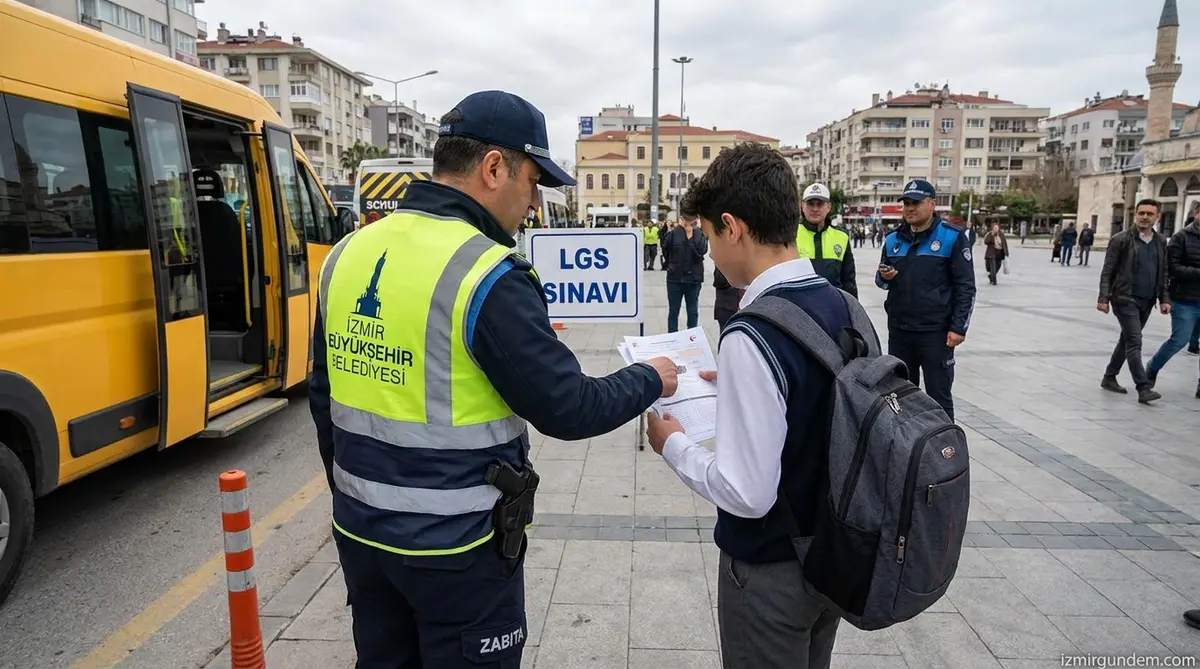 İzmir'de LGS Seferberliği: Zabıta Öğrencileri...