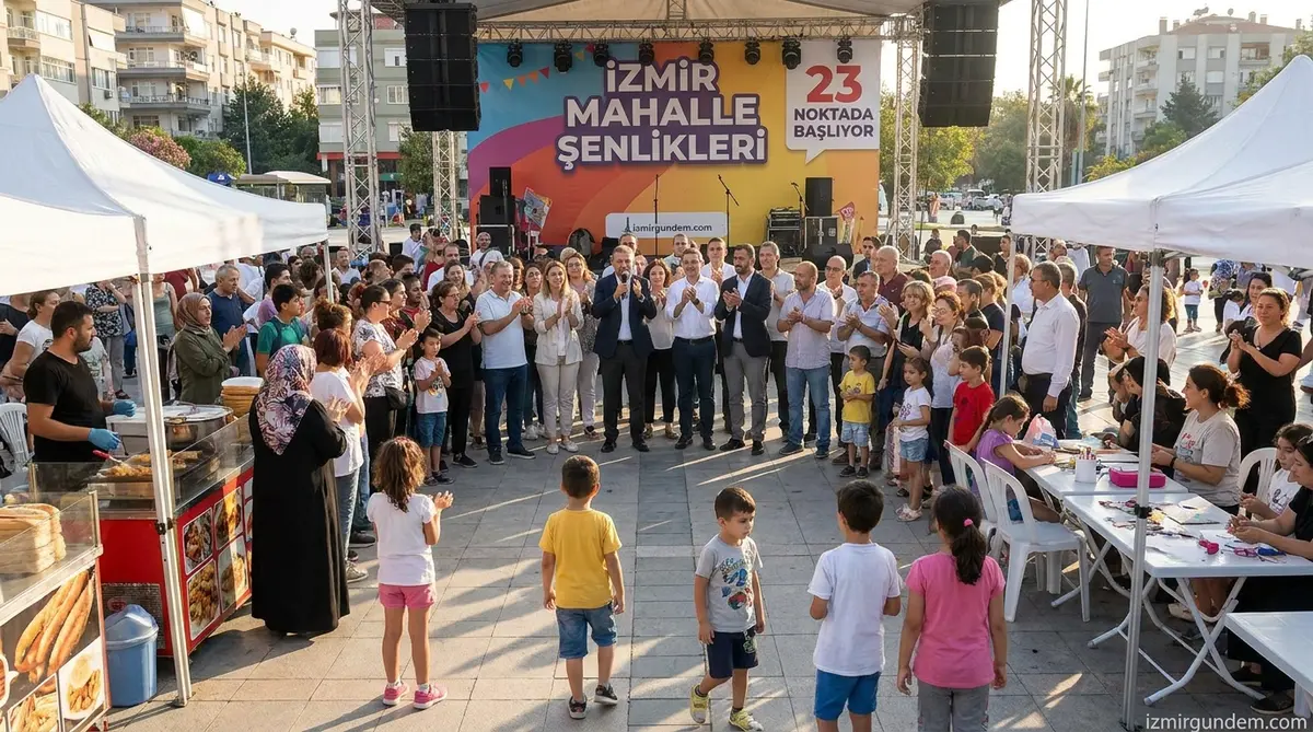 İzmir'de Mahalle Şenlikleri 23 Noktada Başlıyor