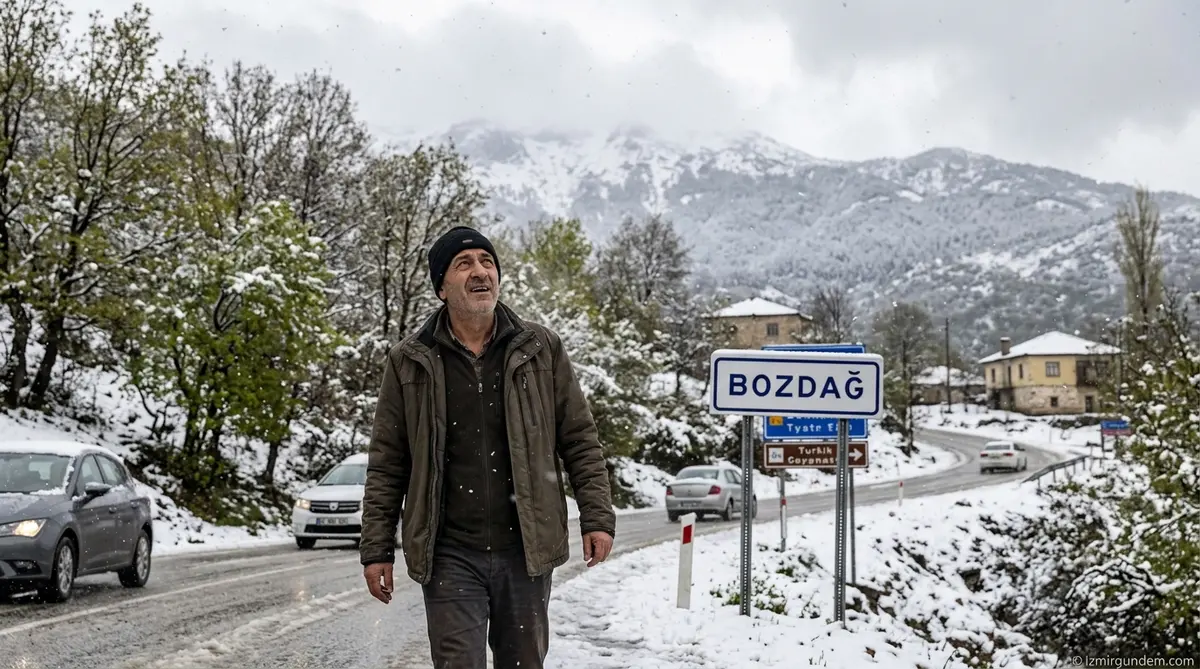 İzmir'de Mayıs Ortasında Kar Sürprizi: Bozdağ...