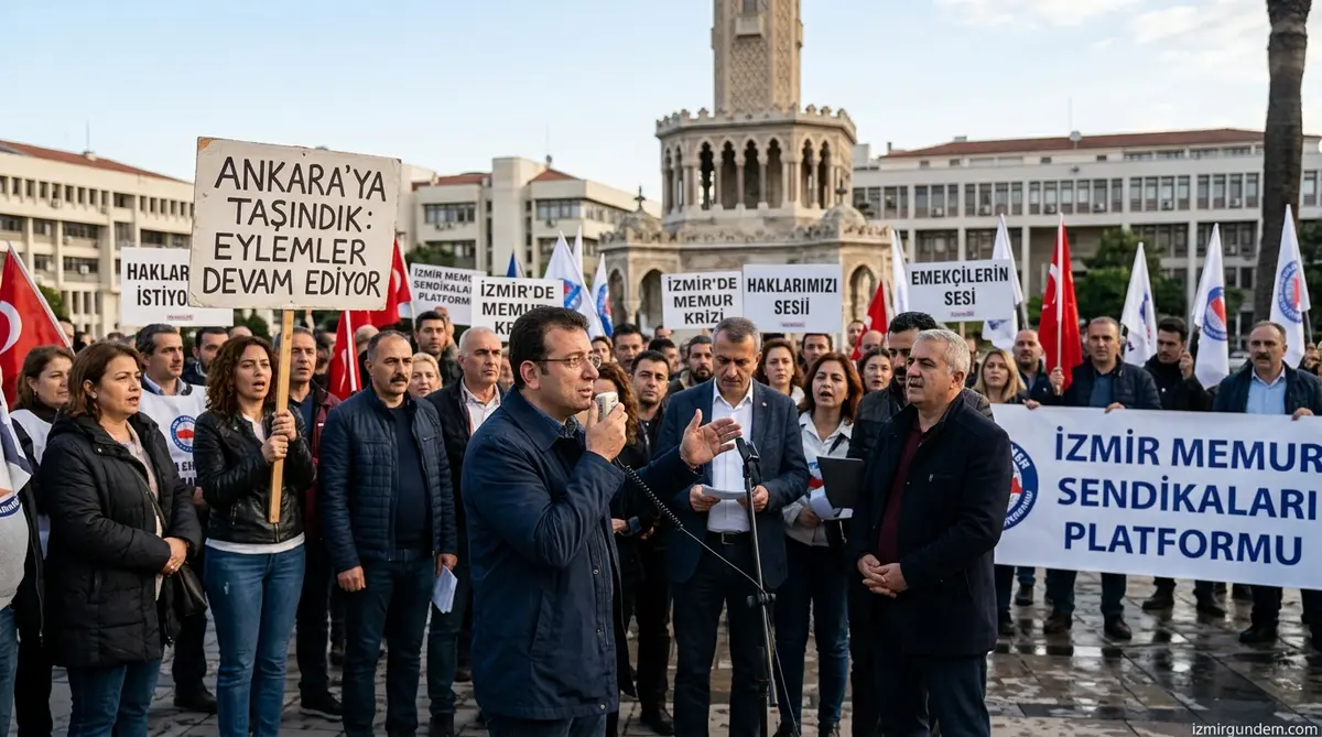İzmir'de Memur Krizi Ankara'ya Taşındı: Eylemler...