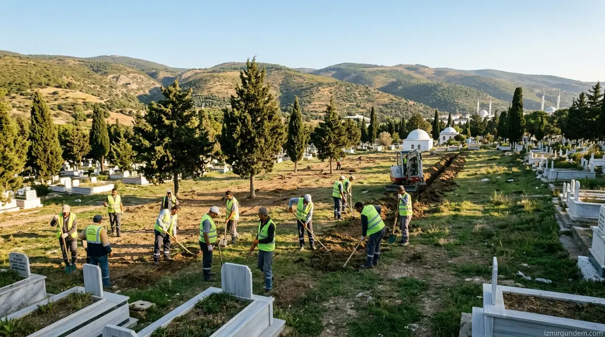 İzmir'de Mezarlık Seferberliği: 3,5 Milyon Metrekarelik Hamle