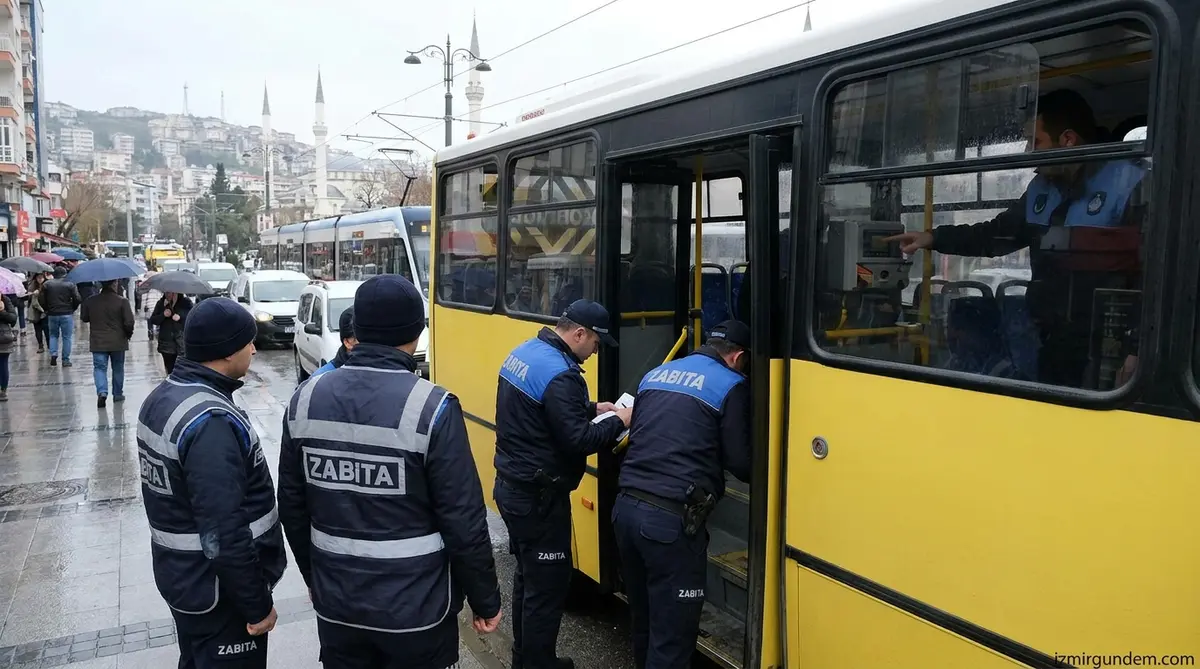 İzmir'de Okul Servislerine Sıkı Denetim: 445 Araca Ceza Kesildi