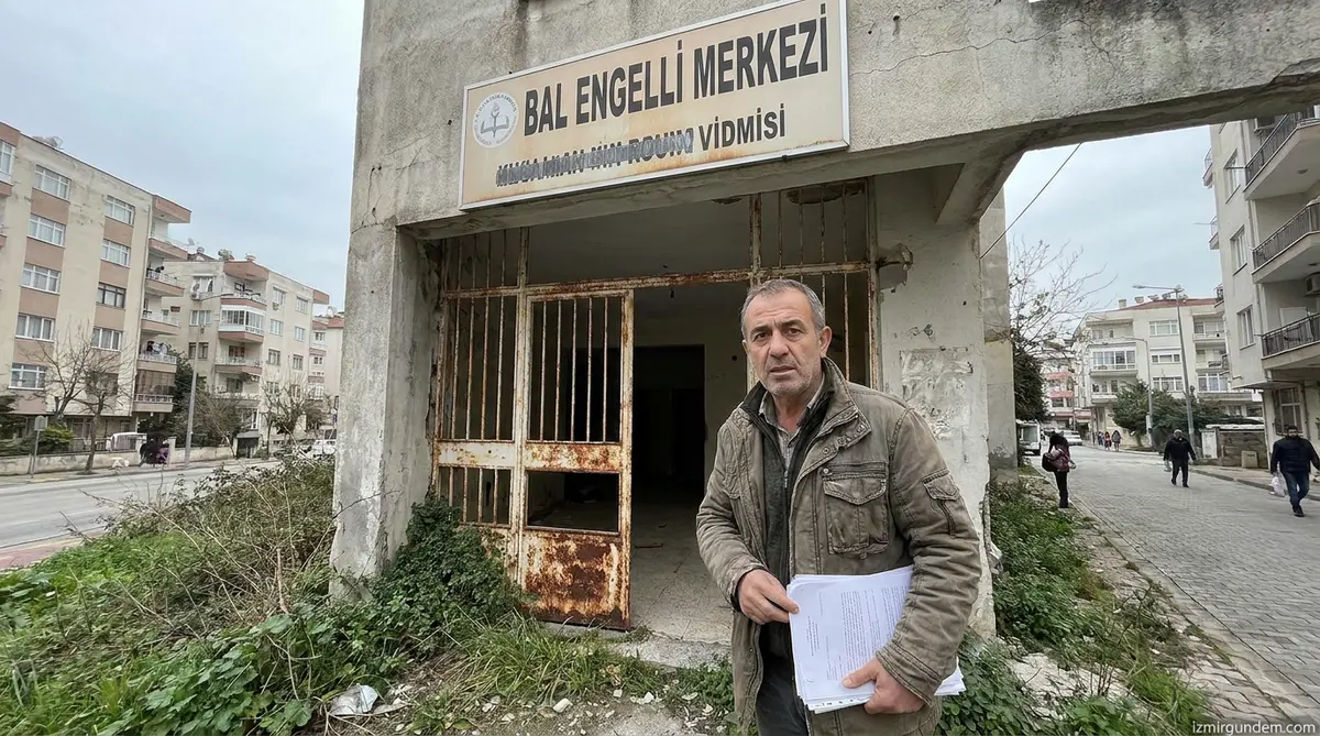 İzmir'de Terk Edilen Bal Engelli Merkezi’nin Memuru...