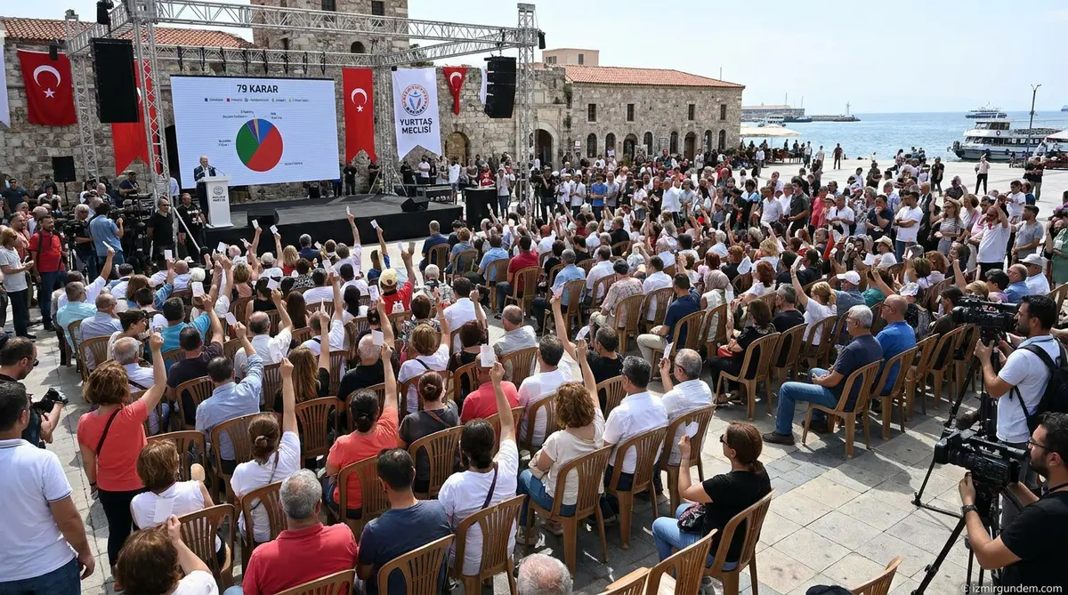 İzmir'de Yurttaş Meclisleri 79 Kararla İkinci Turu...