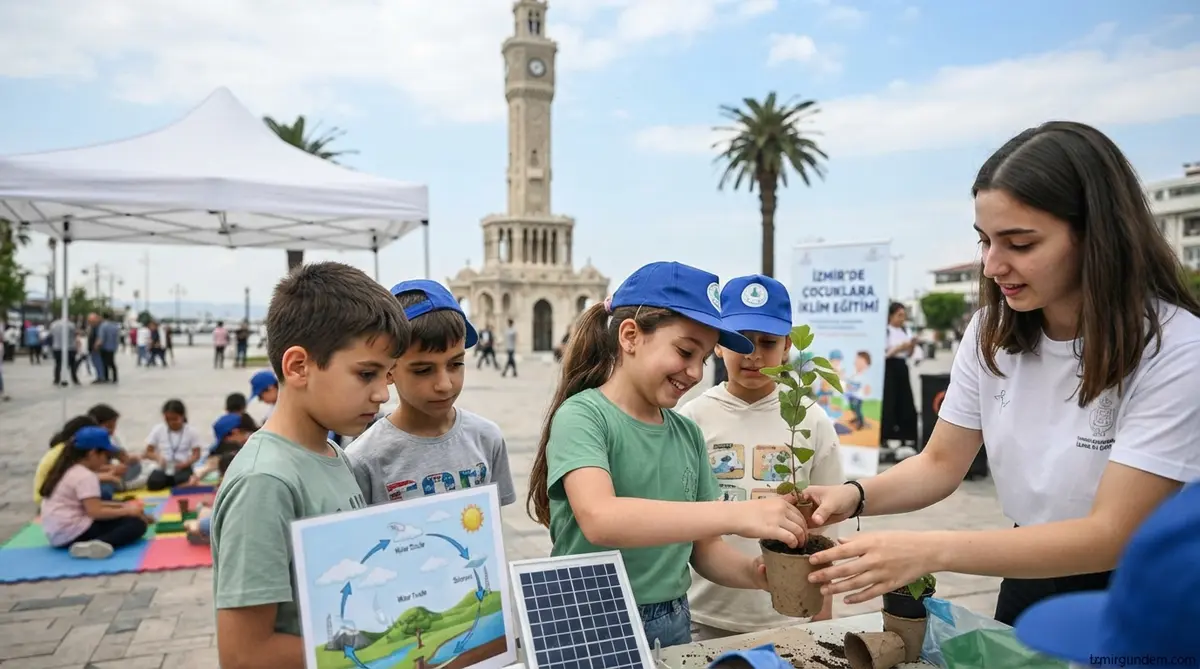İzmir'de Çocuklara İklim Eğitimi: Hedef 20 Bin Kişi