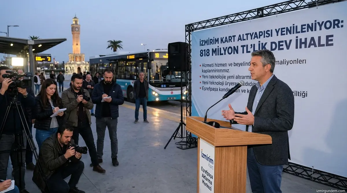 İzmirim Kart Altyapısı Yenileniyor: 818 Milyon TL'lik Dev İhale
