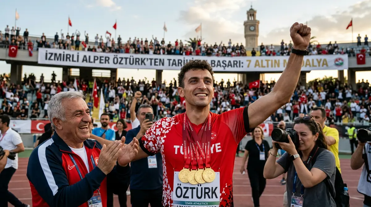 İzmirli Alper Öztürk'ten Tarihi Başarı: 7 Altın Madalya