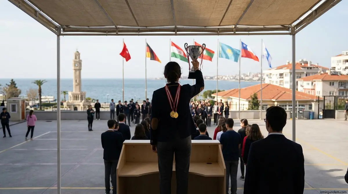 İzmirli Deniz Ersan Singapur’da Matematik Dünya İkincisi Oldu