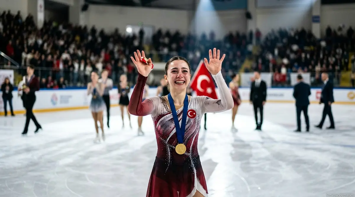 İzmirli Doğa Güner Buz Pistinde Tarih Yazdı: 25...