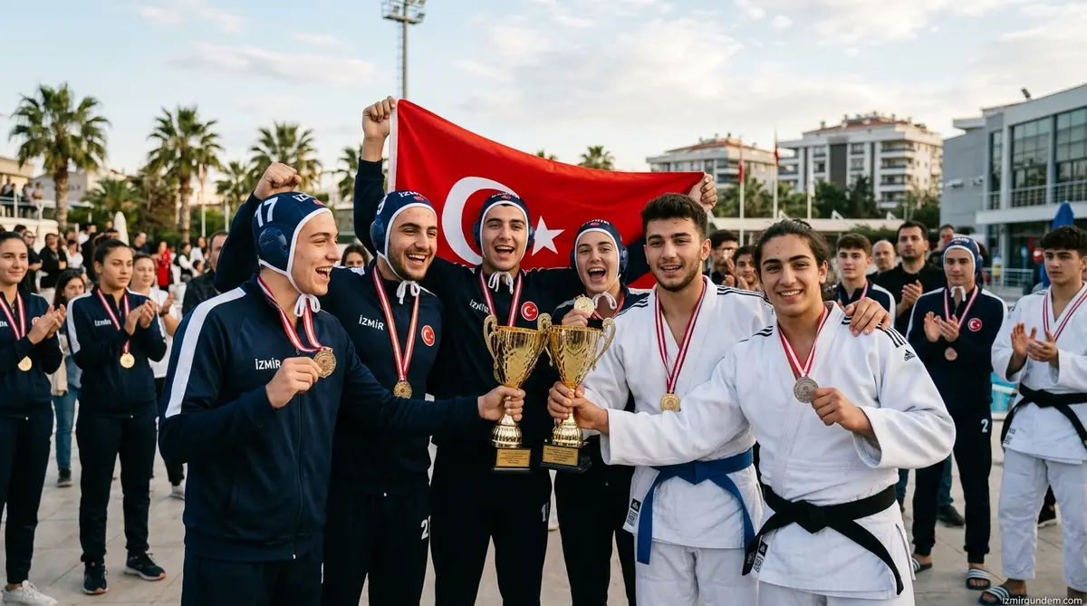 İzmirli Sporculardan Çifte Zafer: Sutopu ve Judoda Madalya Yağmuru